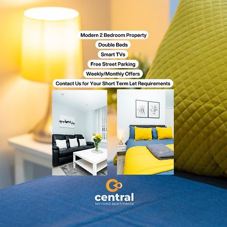 Central Serviced Apartments - 2 Bedroom - Ground Floor - Monthly & Weekly Bookings Welcome - Free Street Parking - 2 Double Beds - Wifi - Smart Tvs In Rooms - Fully Equipped - Heating 24-7 - Contractor & Short Stay Favourite ダンディー エクステリア 写真