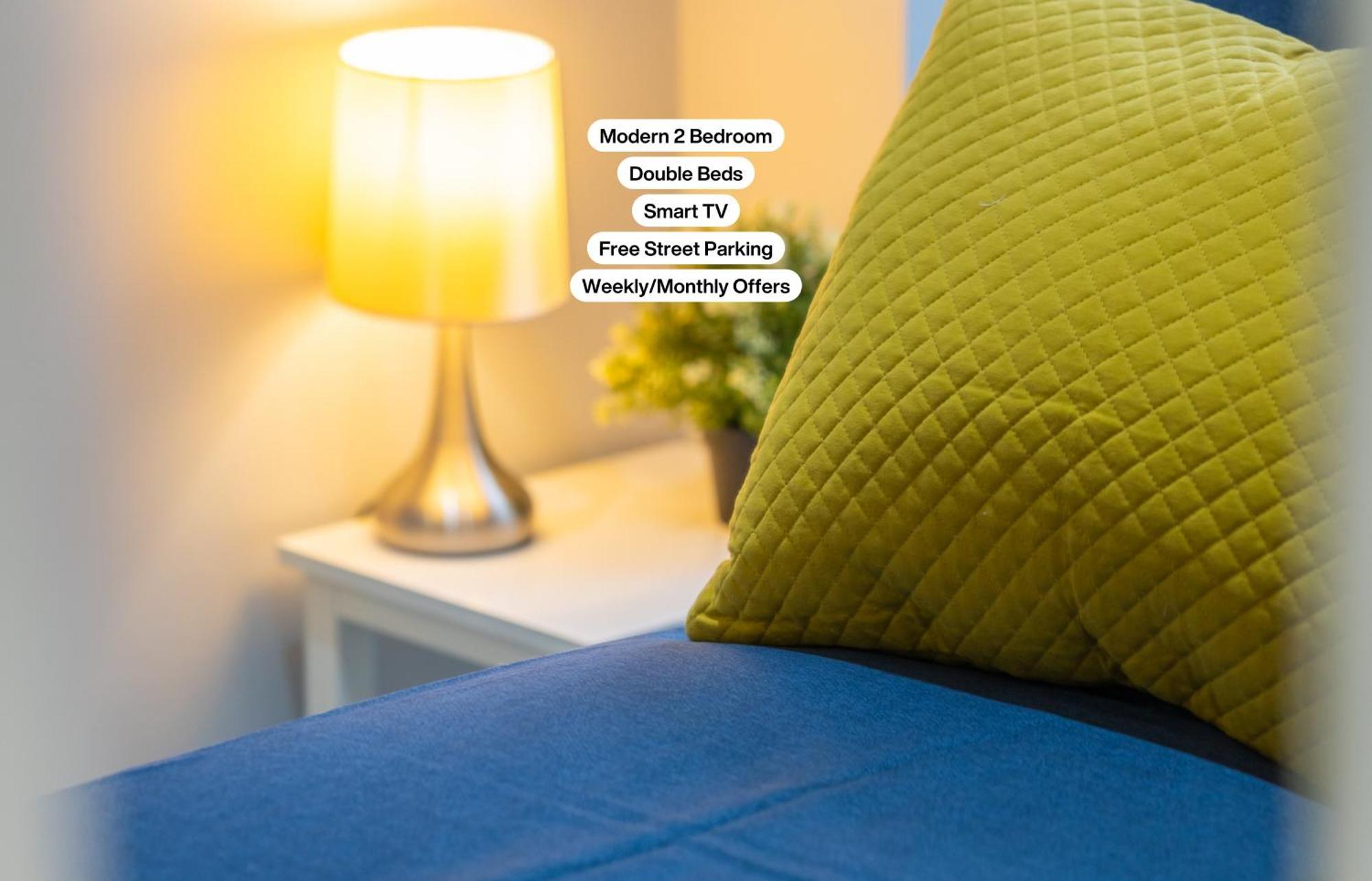 Central Serviced Apartments - 2 Bedroom - Ground Floor - Monthly & Weekly Bookings Welcome - Free Street Parking - 2 Double Beds - Wifi - Smart Tvs In Rooms - Fully Equipped - Heating 24-7 - Contractor & Short Stay Favourite ダンディー エクステリア 写真